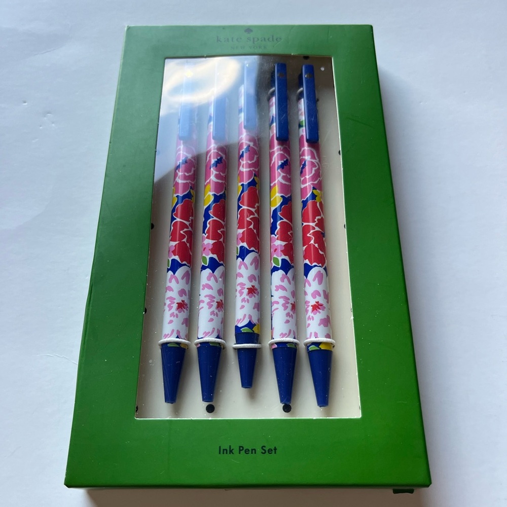 Kate Spade Black Ink Pen Set (5 Pens) - Picture 3 of 4